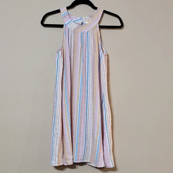spring a line dresses Square Neck Sleeveless Charming Floral Printed A-line Spring Dresses, CP1137 main image 1